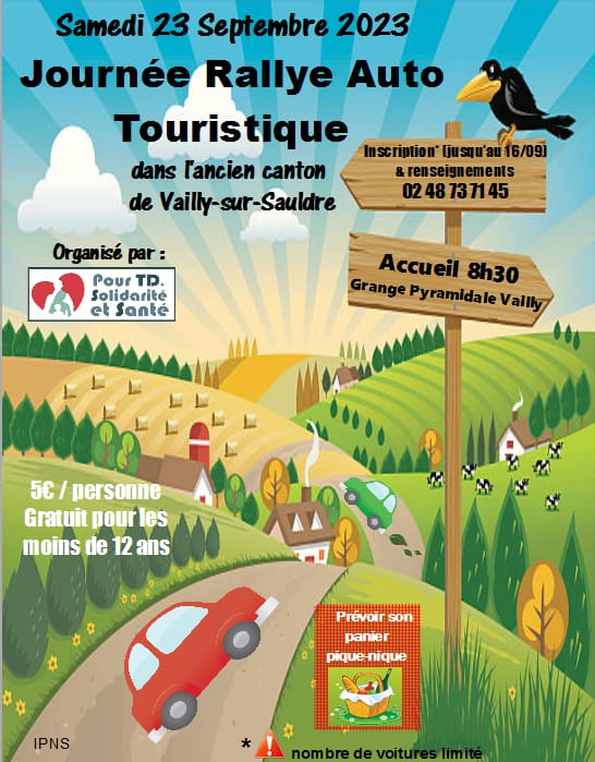 Affiche Rallye Auto 23.09
