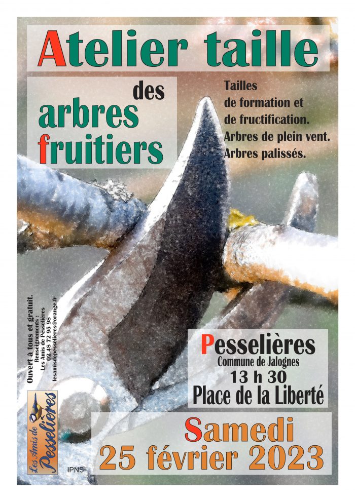 Affiche Taille Fruitiers 2023