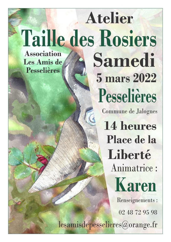 Atelier Taille des rosiers Pesselieres