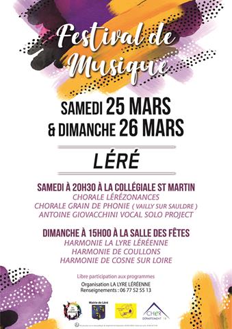 Festival Musique affiche A5 La Lyre Léréenne Mars23 basse def