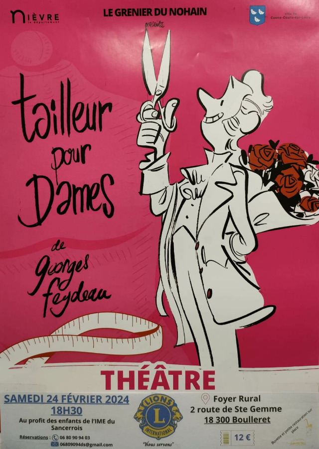Théâtre tailleur pour dames de Georges Feydeau 24 02 2024