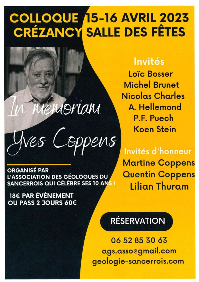 Affiche Yves Coppens Recto