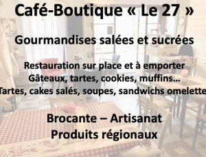 Café Boutique le 27 à Feux